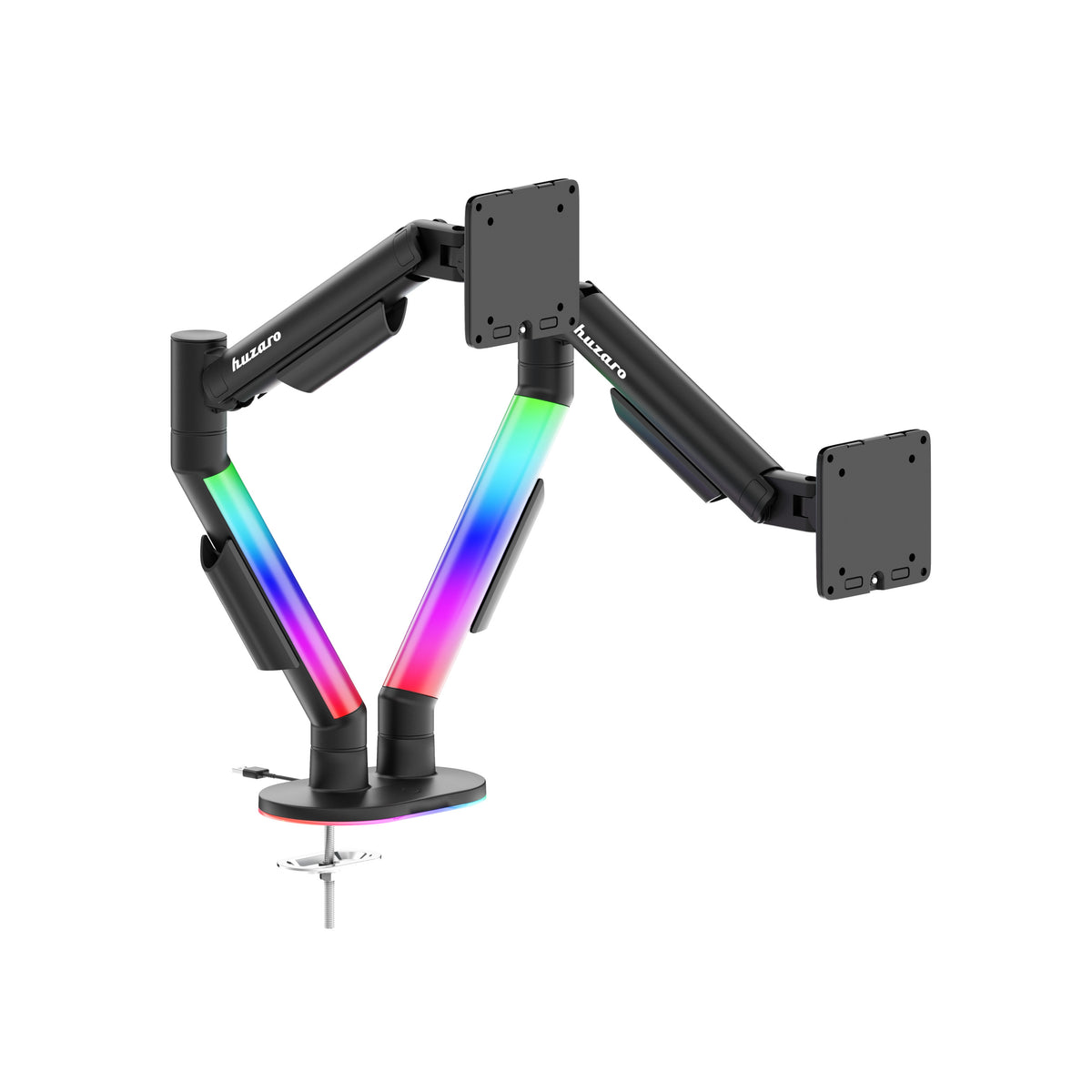 Držiak na 2 monitory na stôl Huzaro Motion 2.6 RGB