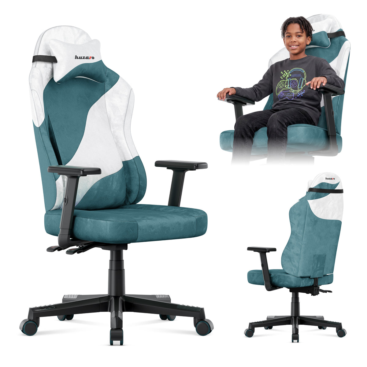 Herné kreslo pre tínedžerov Huzaro Ranger 5.7 Teal