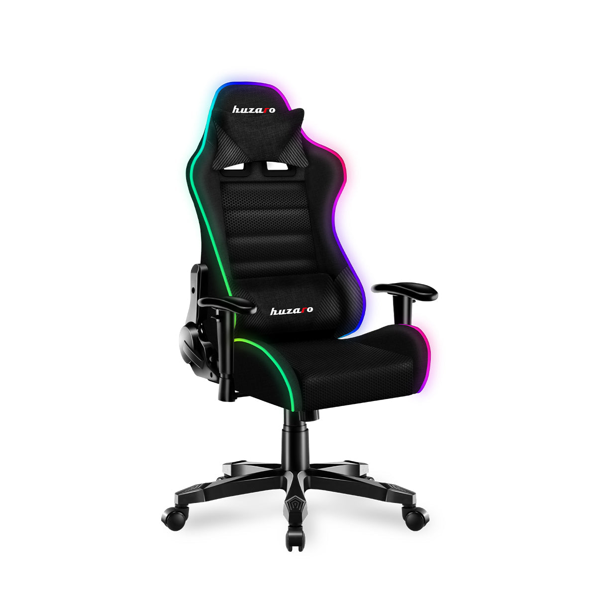 Detské herné kreslo HUZARO RANGER 6.0 RGB Black Mesh