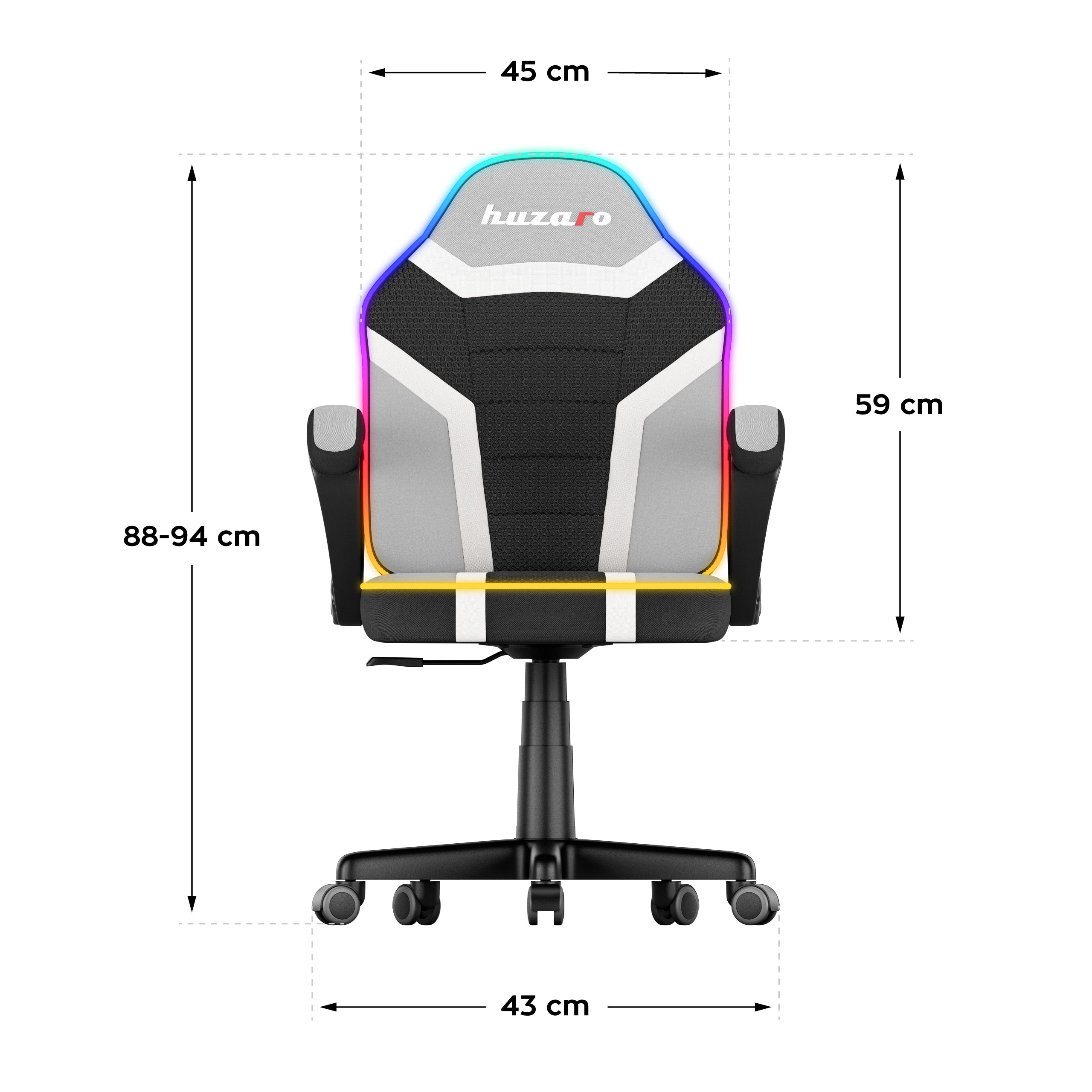 Detské herné kreslo Huzaro Ranger 1.0 RGB