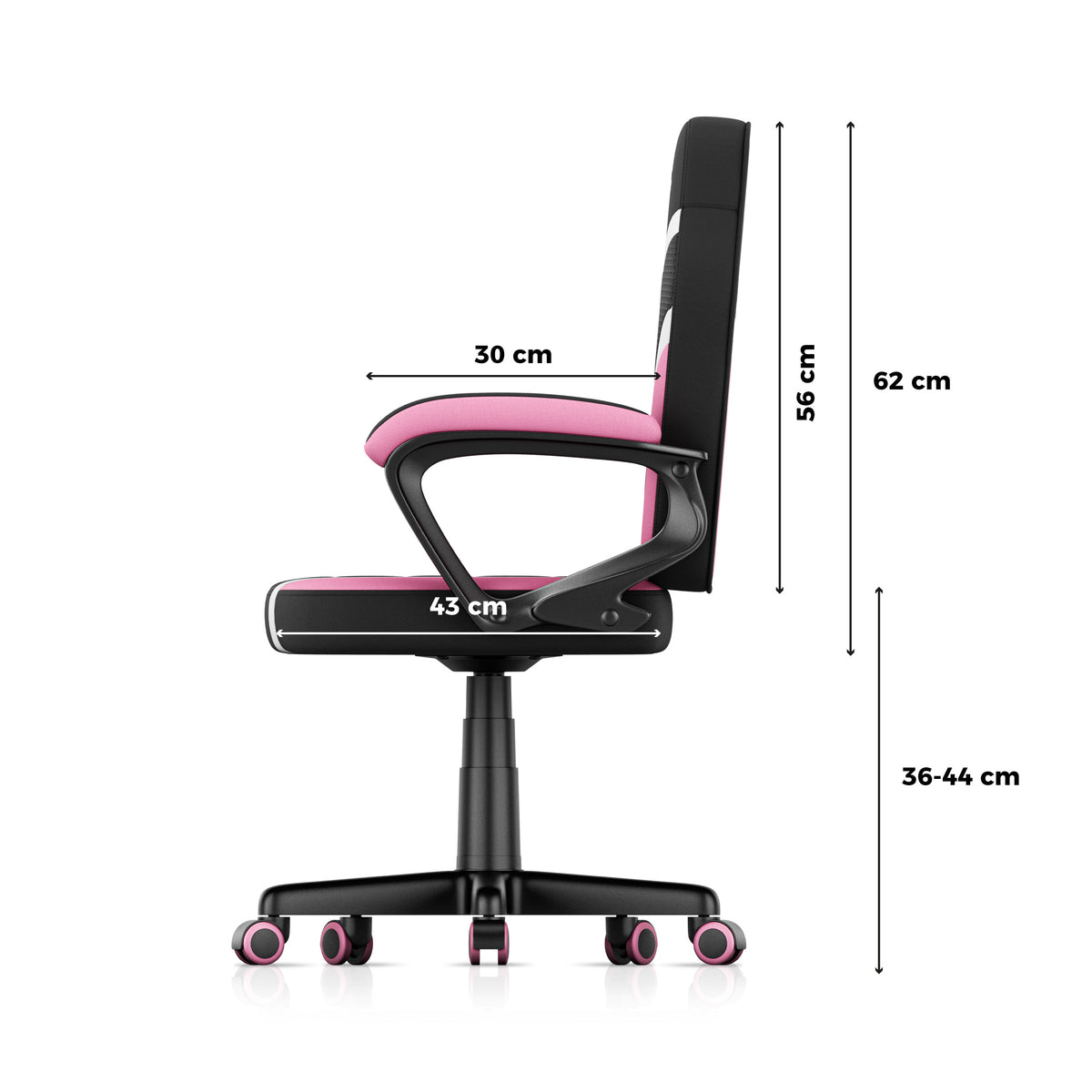 Detský herný kreslo HUZARO RANGER 1.0 Pink Mesh