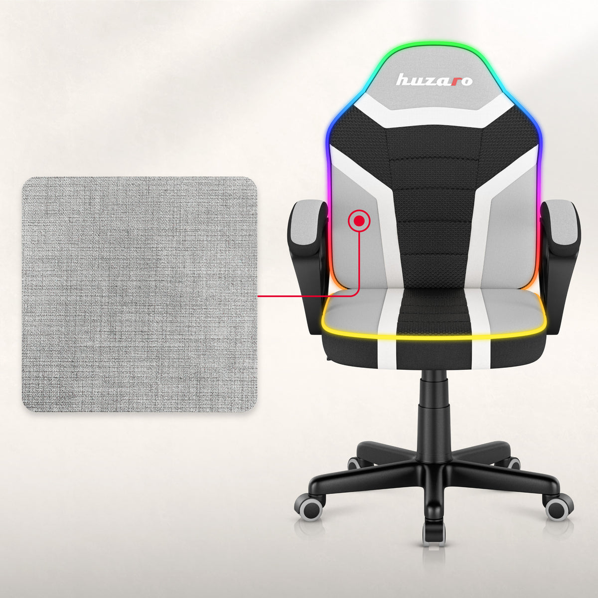 Detské herné kreslo Huzaro Ranger 1.0 RGB