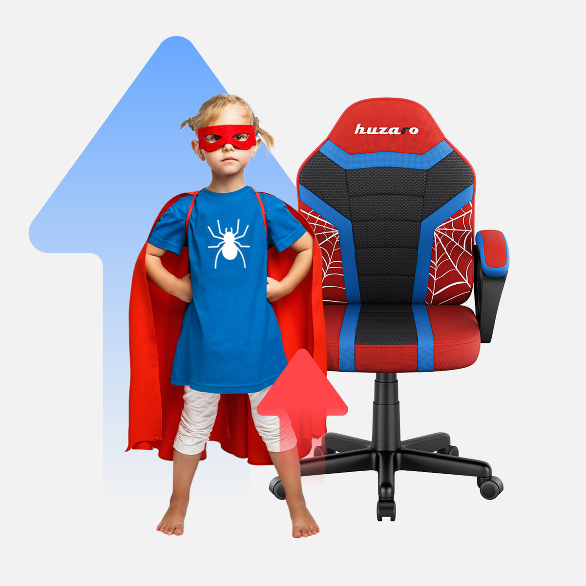 Detský herný kreslo Huzaro Ranger 1.0 Spider Mesh