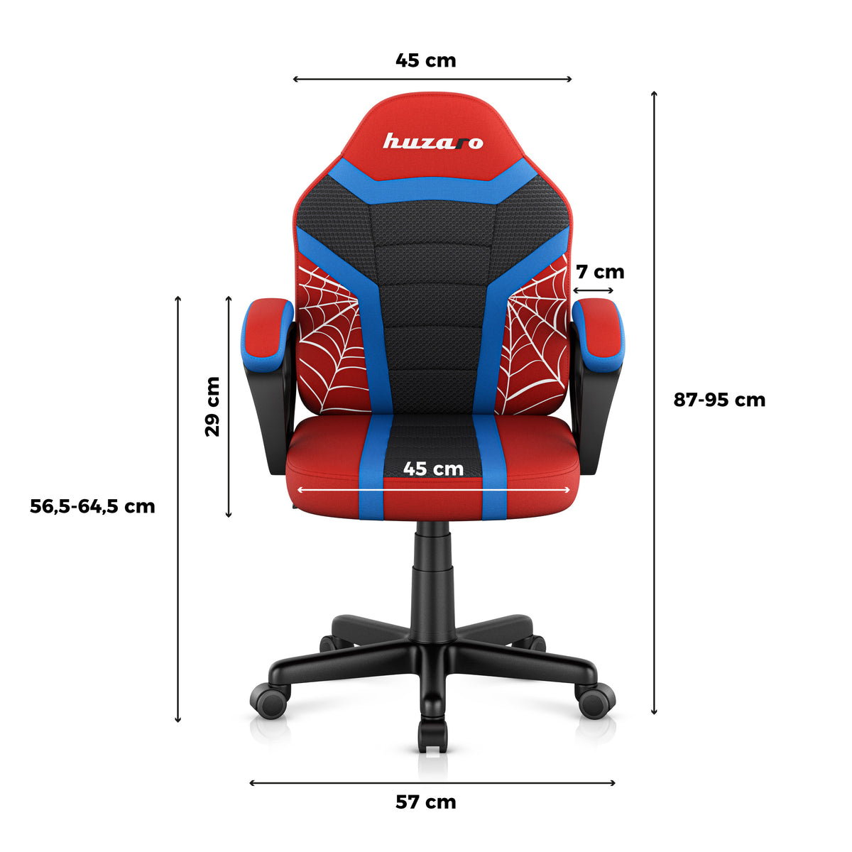 Detský herný kreslo Huzaro Ranger 1.0 Spider Mesh