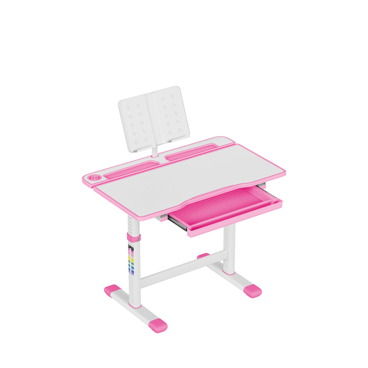 Ergonomický detský písací stôl Mark Adler Study 3.0 Pink 66 cm