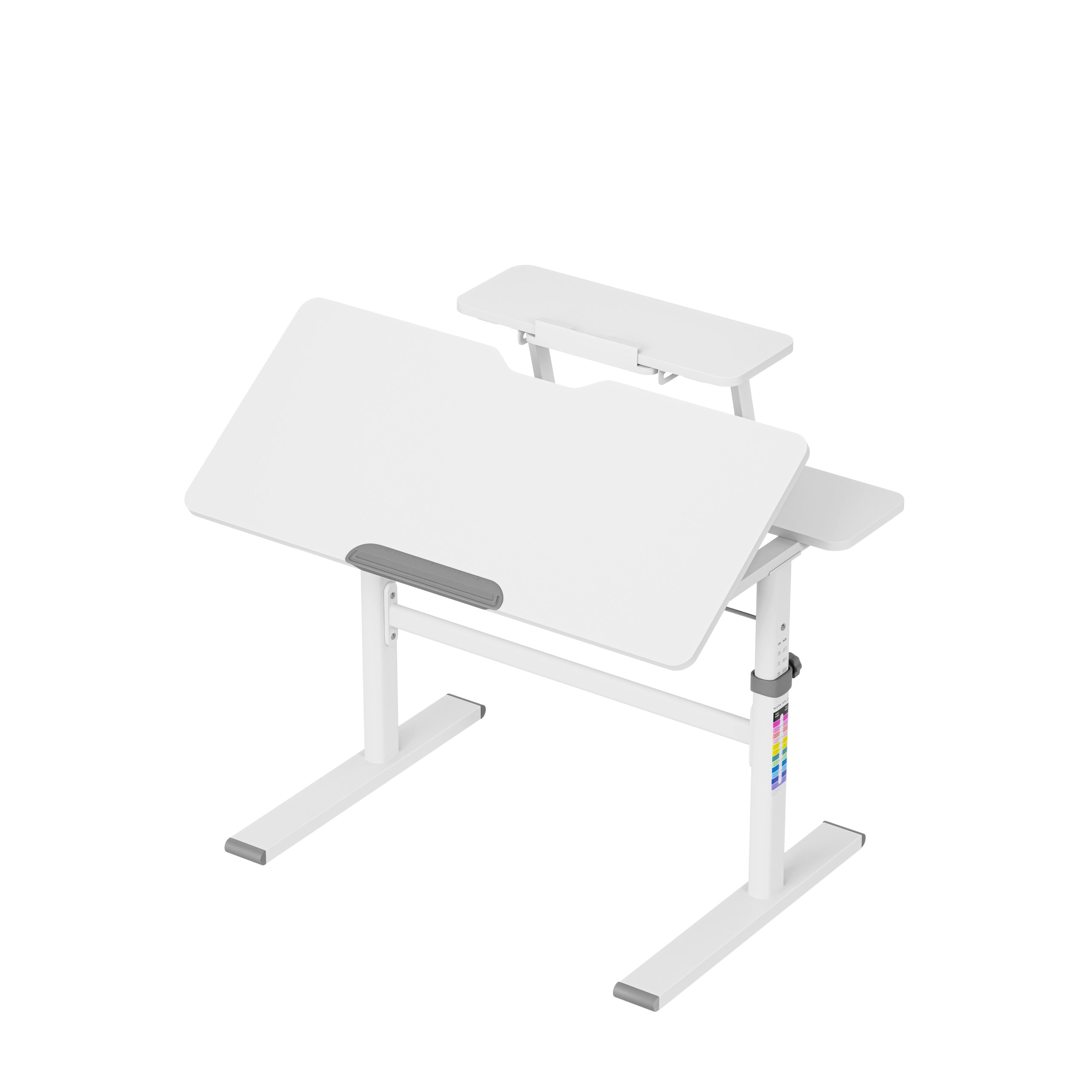 Detský písací stôl s nastaviteľnou výškou Mark Adler Study 3.7 Grey 90 cm