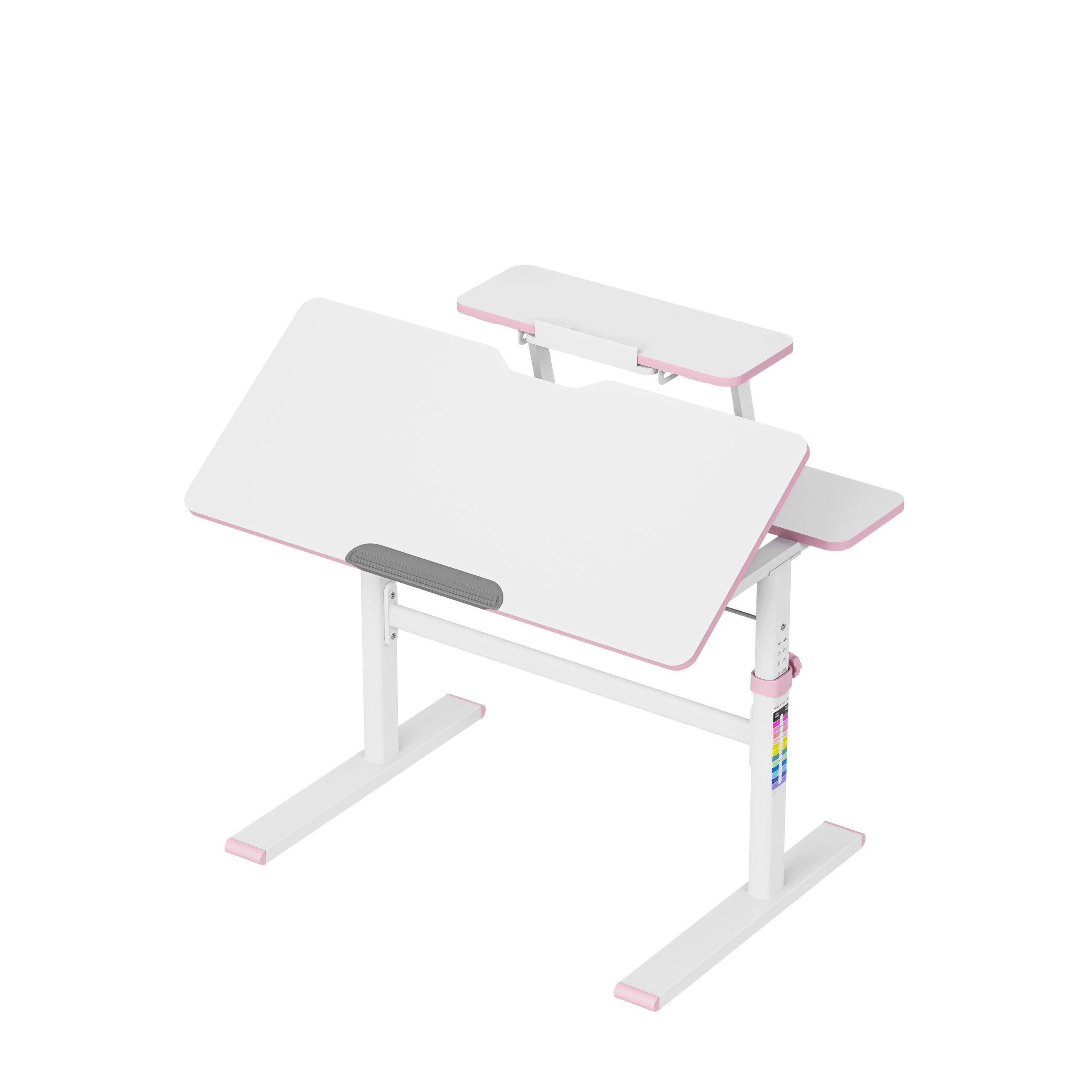 Detský stôl s nastaviteľnou výškou Mark Adler Study 3.7 Pink 90 cm