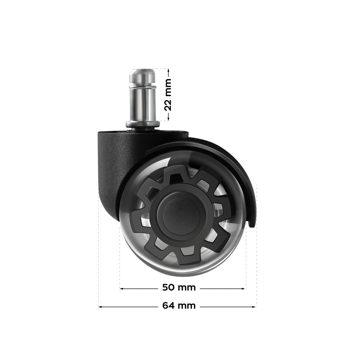 OUTLET Kolieska na kancelárske kreslo Mark Adler Wheels 3.0