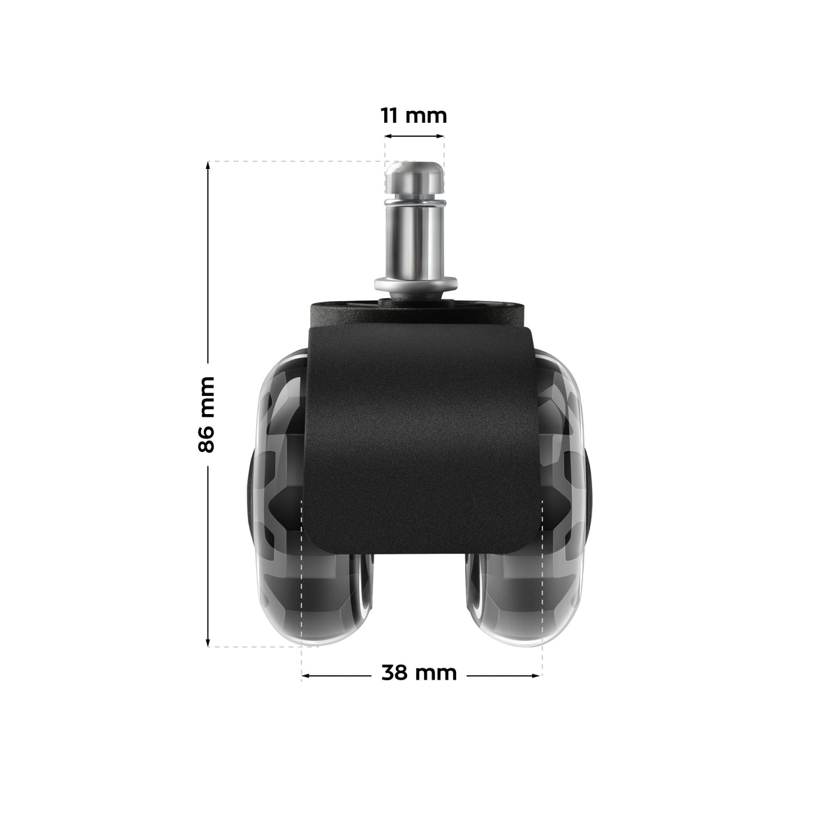 OUTLET Kolieska na kancelárske kreslo Mark Adler Wheels 3.0